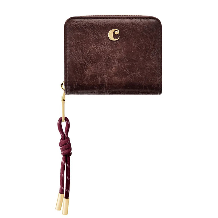 Кошелёк с клапаном для кредитных карт Philomène Burgundy