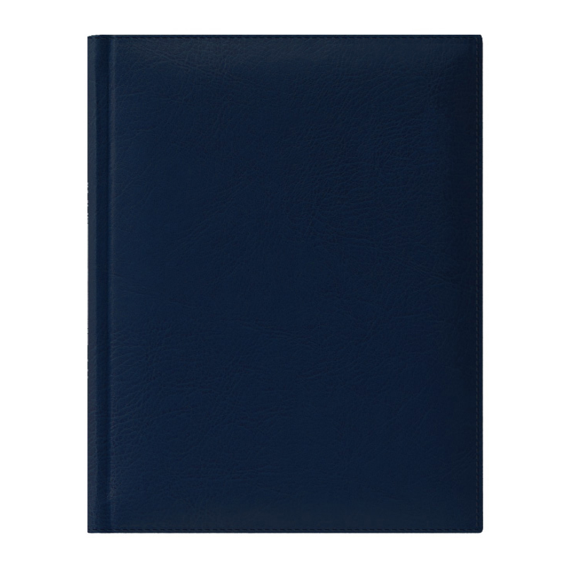 Ежедневник полудатированный V59 11х16,5 см  SHERWOOD синий без среза