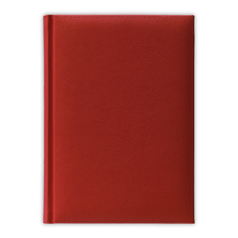 Еженедельник датированный V65 21х26 см  PLAZA красный тонир.бумага