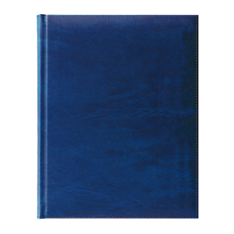 Ежедневник полудатированный V59 11х16,5 см  TOSCANA голубой без среза