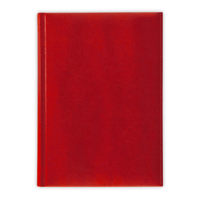 Еженедельник датированный V65 21х26 см  NEBRASCA красный тонир.бумага