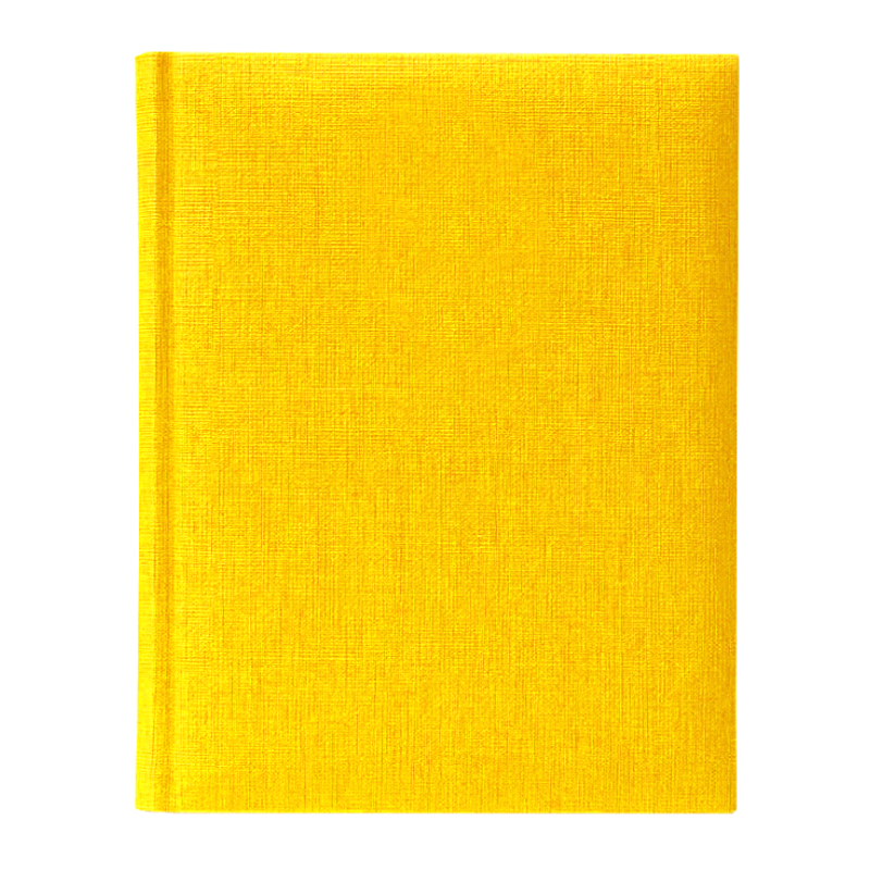Ежедневник полудатированный V59 11х16,5 см  DELHI желтый без среза