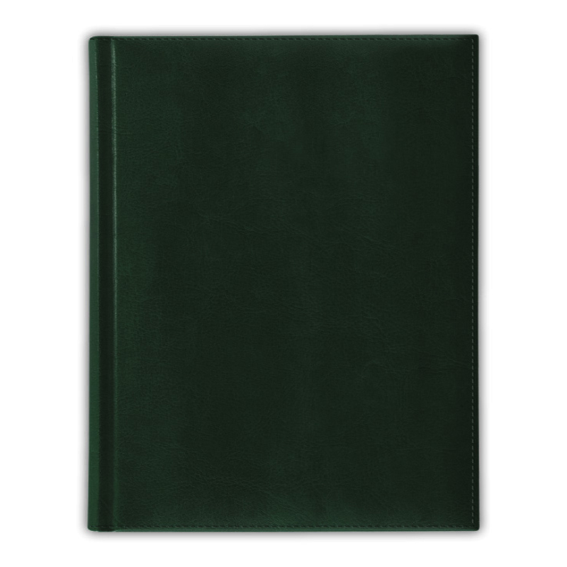 Ежедневник полудатированный V59 11х16,5 см  NEBRASCA зеленый без среза
