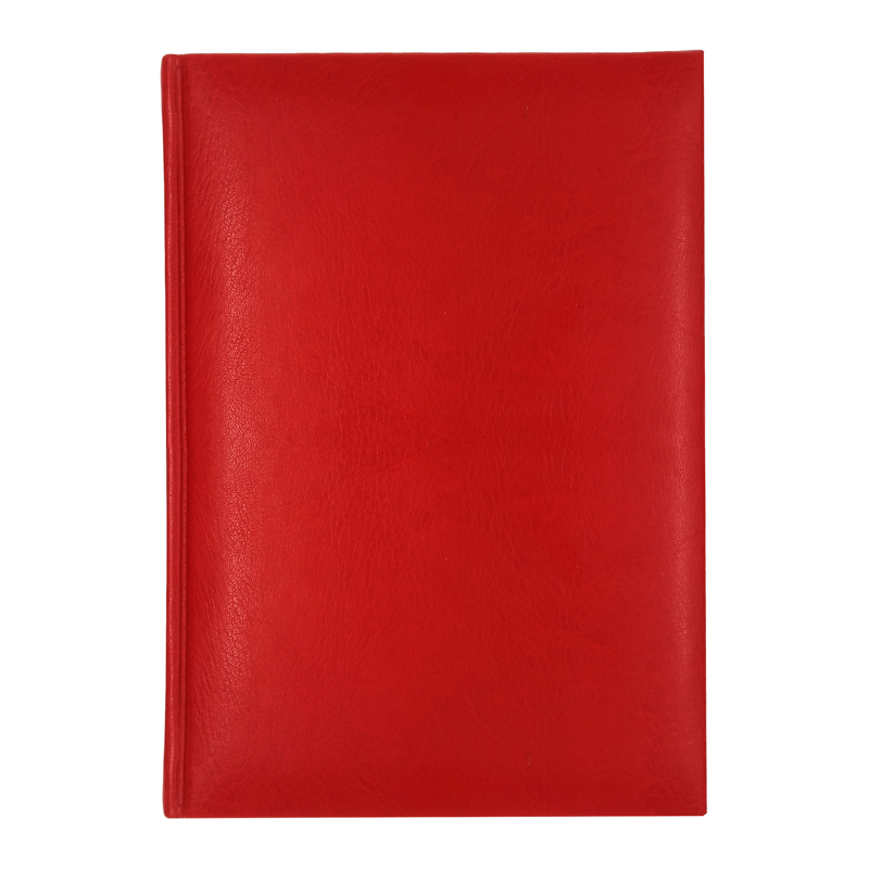 Ежедневник недатированный V37 21х29,7 см  SHERWOOD красный тонир. бумага золотой срез