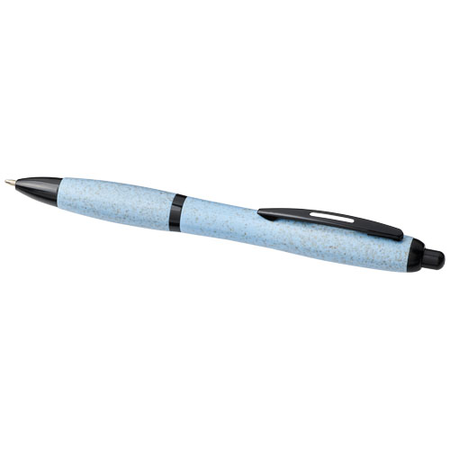 Шариковая ручка Nash из пшеничной соломы с черным наконечником