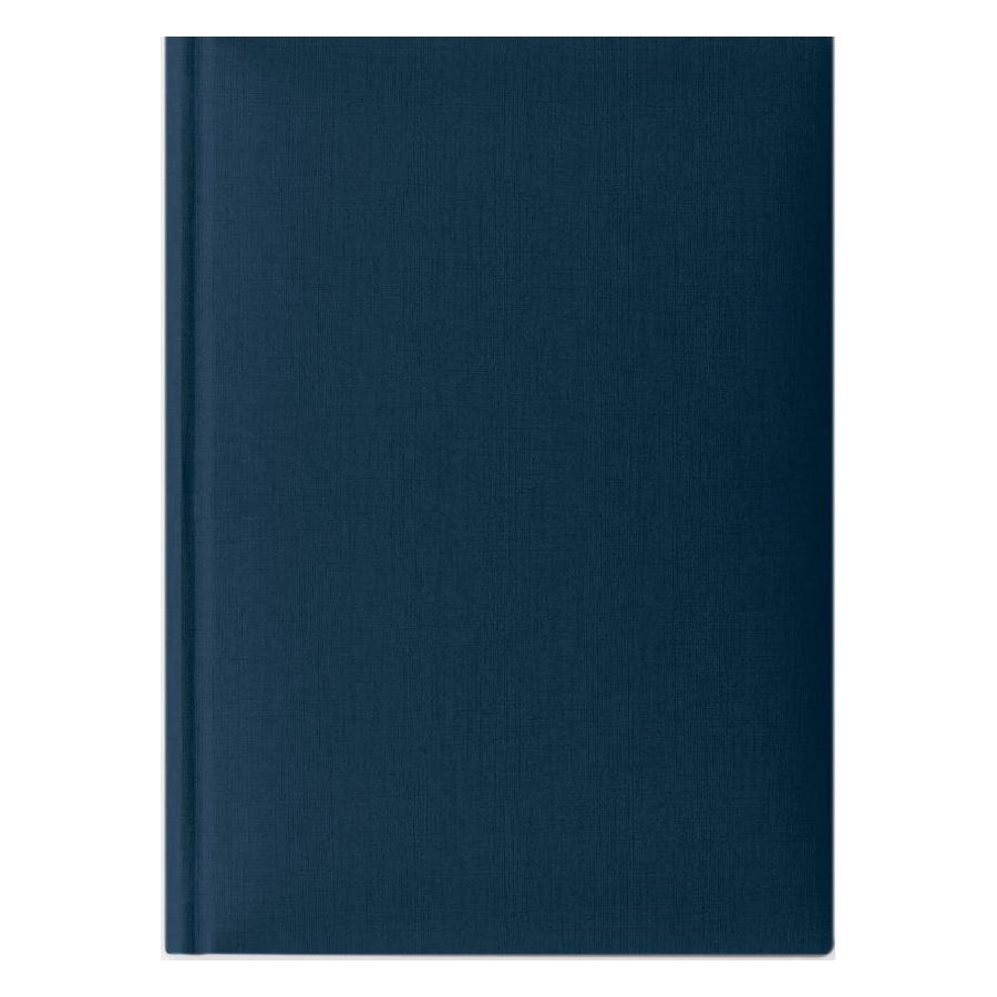 Ежедневник датированный V51 14,5x20,5 см  CARIBE тёмно-синий тонир. бумага, золотой срез