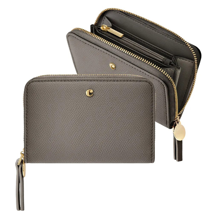 Кошелёк с застежкой-молнией Séraphine Taupe