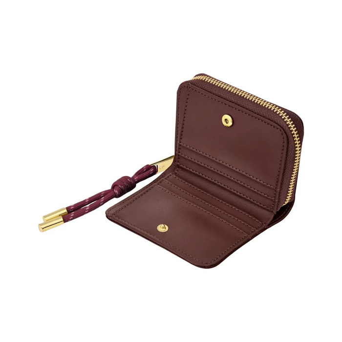 Кошелёк с клапаном для кредитных карт Philomène Burgundy