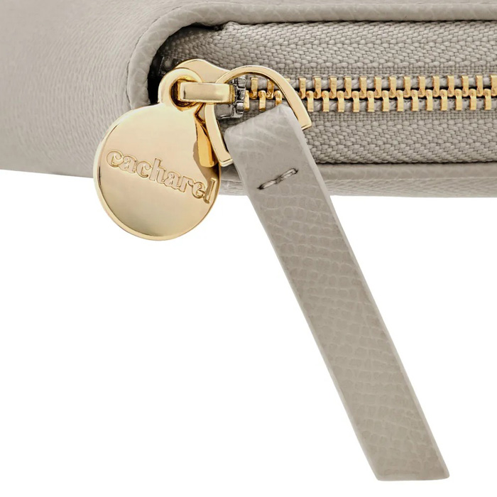 Кошелёк с застежкой-молнией Séraphine Light Grey