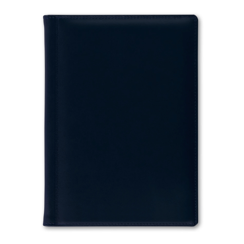 Ежедневник недатированный V38 21х29,7 см PELLE SIENA синий золотой срез