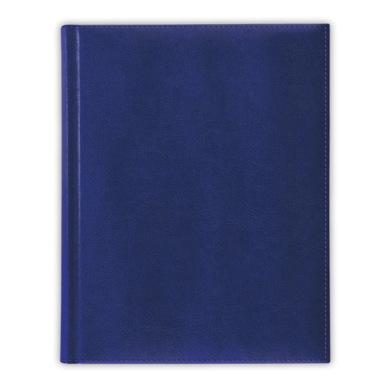 Ежедневник полудатированный V59 11х16,5 см  NEBRASCA синий без среза