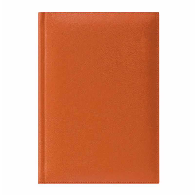 Ежедневник недатированный V37 21х29,7 см  SHERWOOD оранжевый тонир. бумага золотой срез