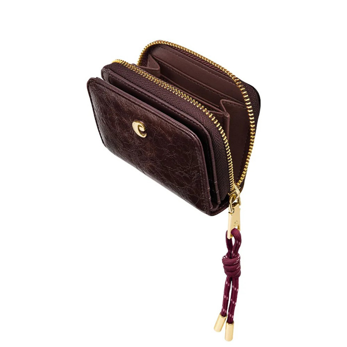 Кошелёк с клапаном для кредитных карт Philomène Burgundy