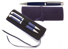 Набор: ручка шариковая и карандаш в футляре