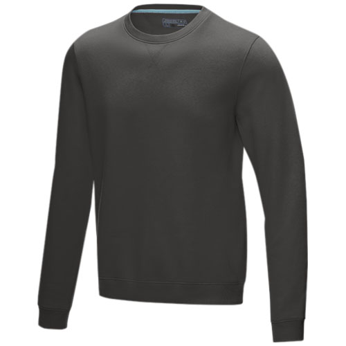 Мужской свитер с круглым вырезом Jasper, изготовленный из натуральных материалов, которые отвечают стандарту GOTS и переработаны в соответствии с GRS