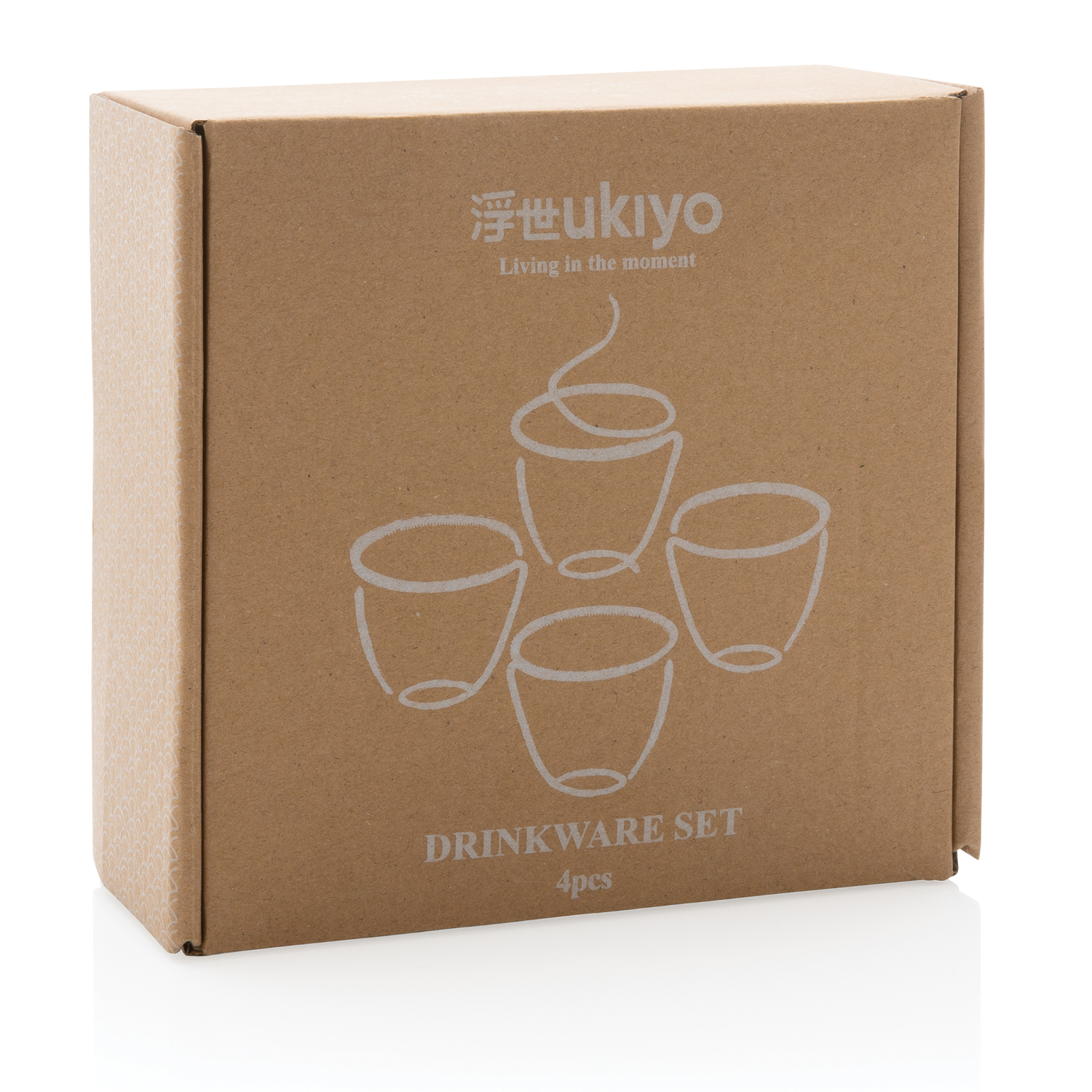 Набор керамических чашек Ukiyo, 4 шт.