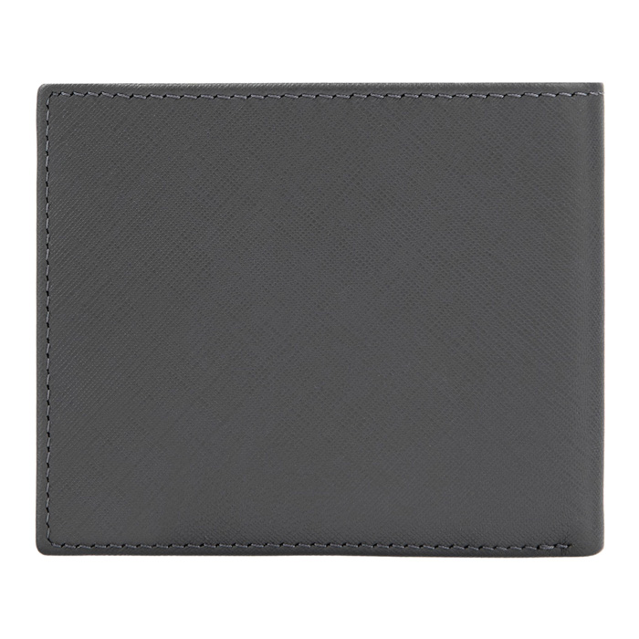 Кошелек Double B Saffiano Grey, серый