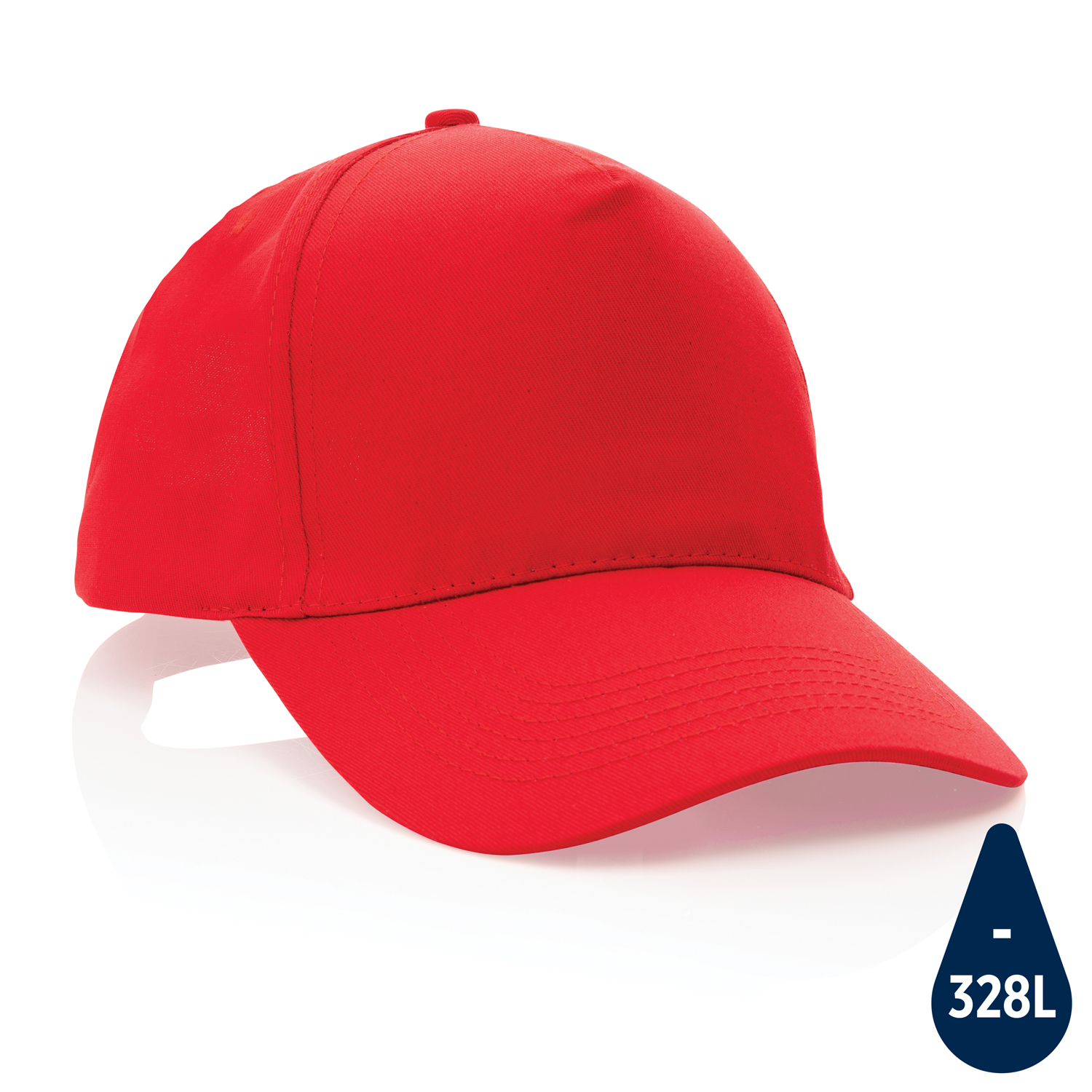 Бейсболка Impact из хлопка AWARE™, 5 клиньев, 190 г/м2