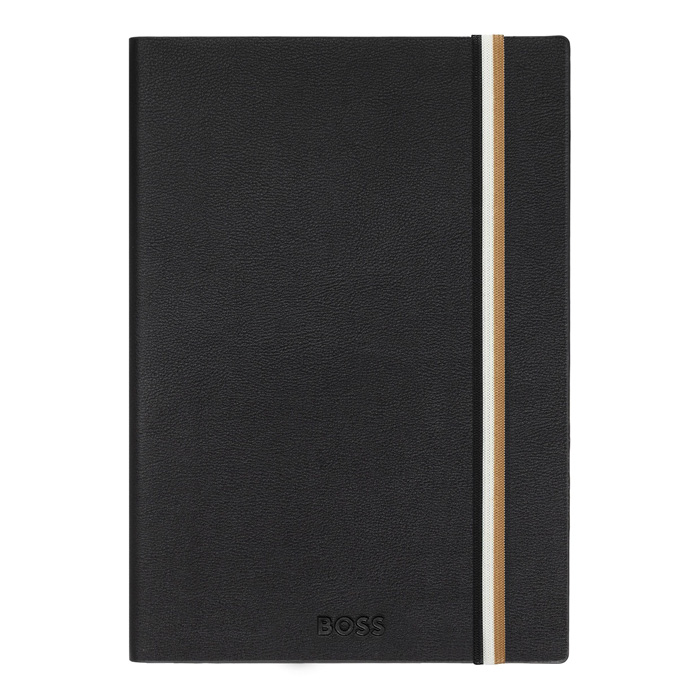 Блокнот А5 Iconic Black Plain, чёрный