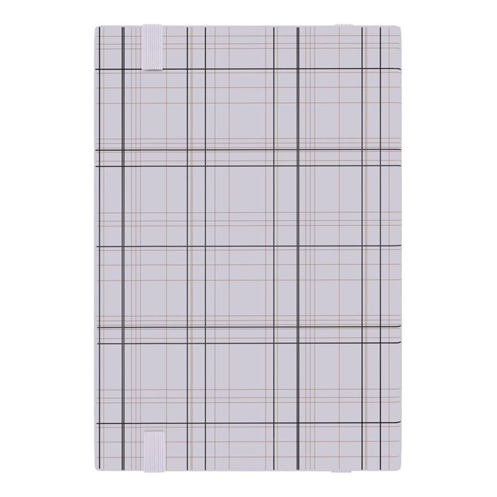 Блокнот А5 Checkered Lilac Lined, пастельный фиолетовый