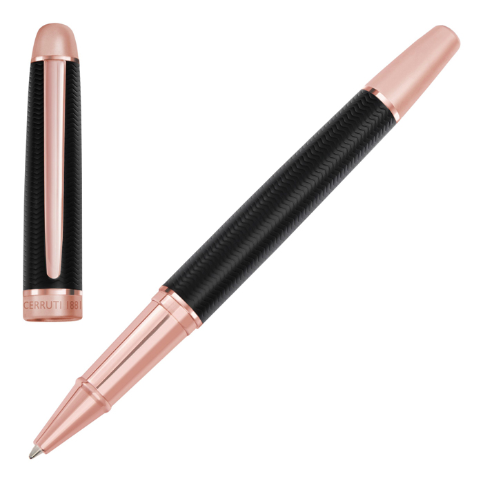 Ручка-роллер Holborn Black & Rosegold