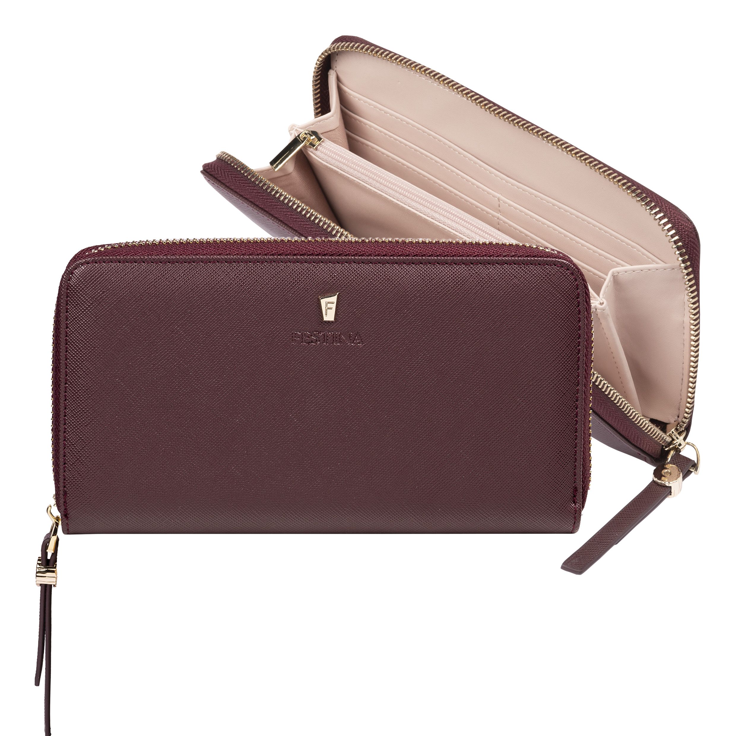 Дорожный кошелек Mademoiselle Burgundy