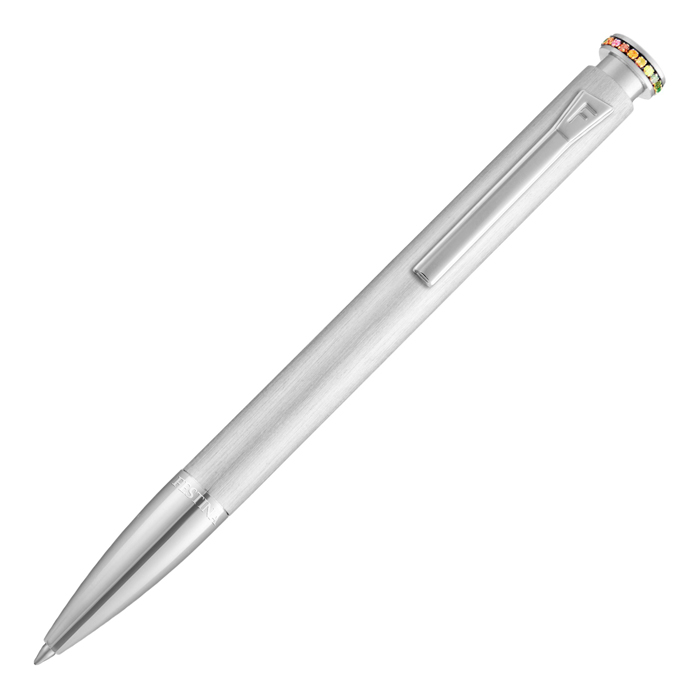 Шариковая авторучка Mademoiselle Rainbow Silver