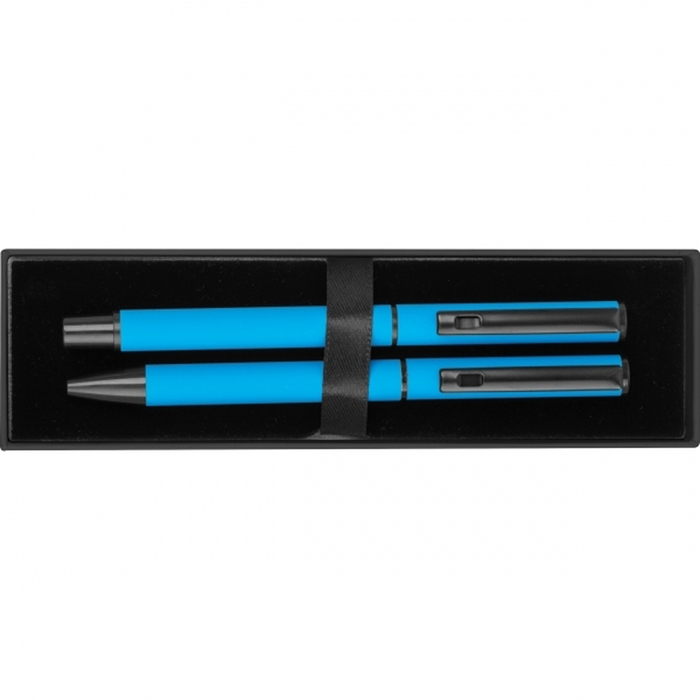 Набор: ручка шариковая и ручка-роллер CANTERBURY, синий