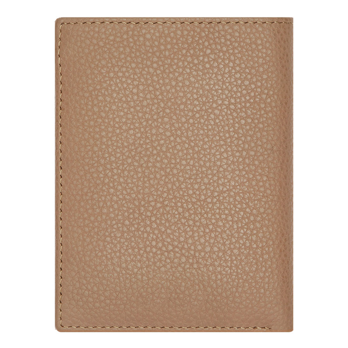 Футляр для кредитных карт Classic Grained Camel, пастельный коричневый