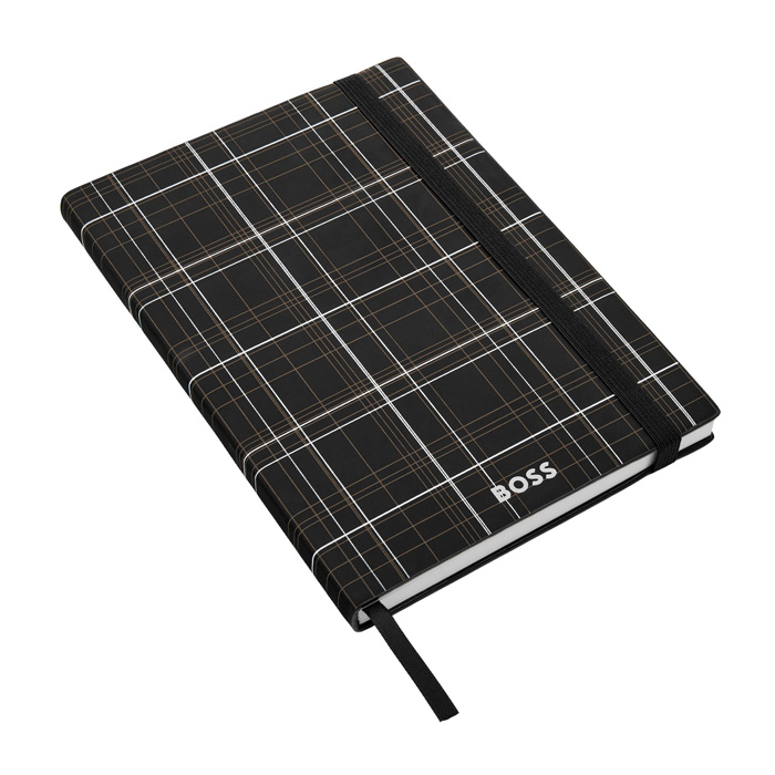 Блокнот А5 Checkered Black Lined, чёрный