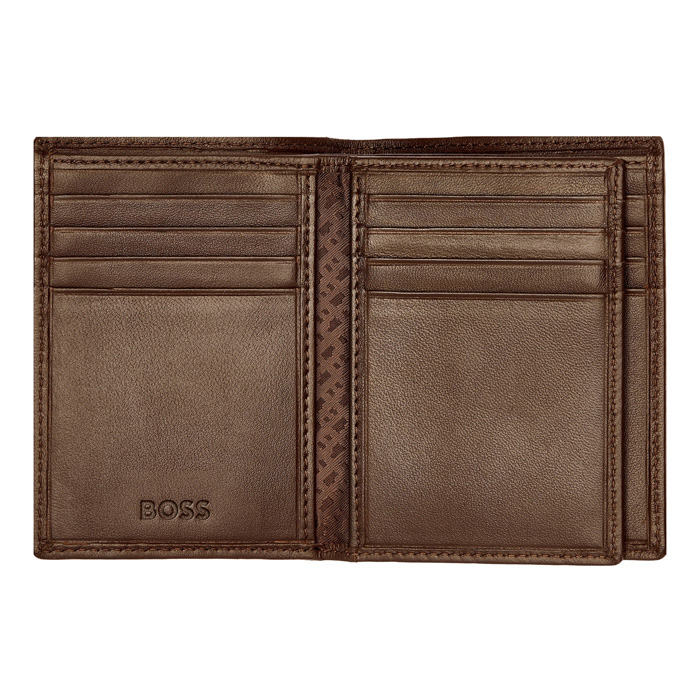 Футляр для кредитных карт Classic Smooth Brown, тёмно-коричневый