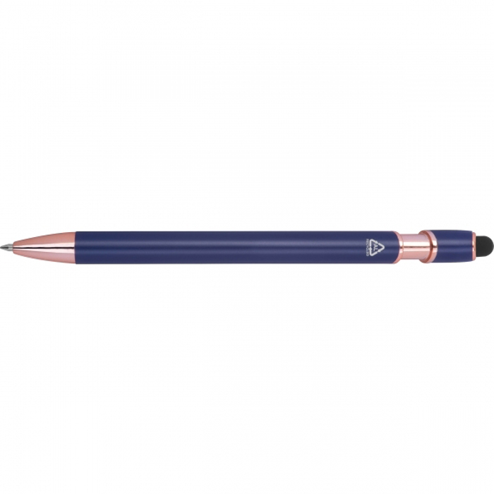 Ручка полугелевая BELO HORIZONTE из перераб. алюминия, синий