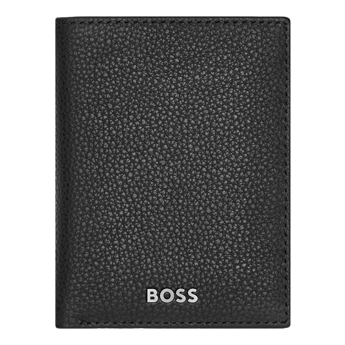 Футляр для кредитных карт Classic Grained Black, чёрный