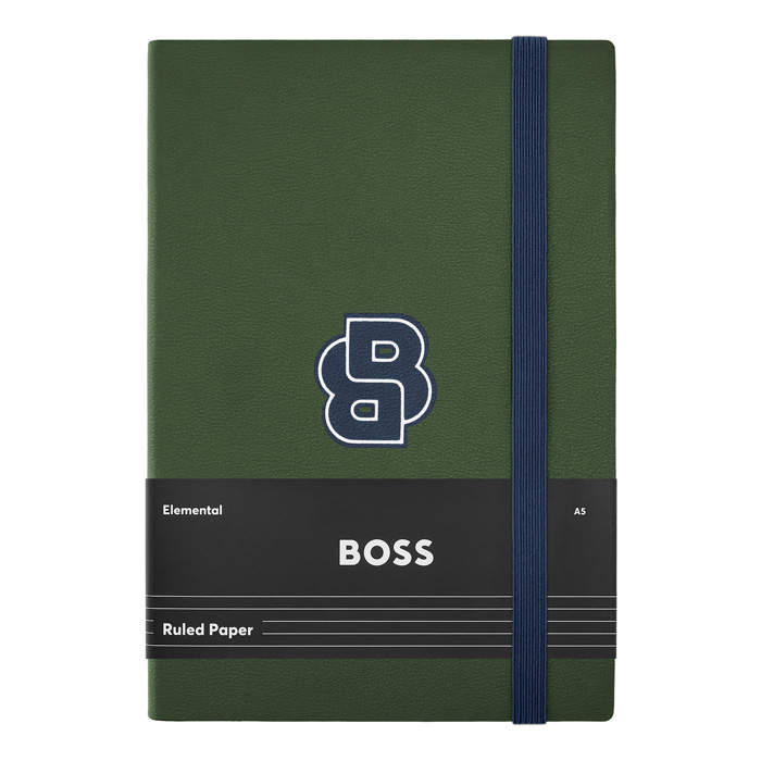 Блокнот А5 Varsity Forest Green Lined, тёмно-зелёный