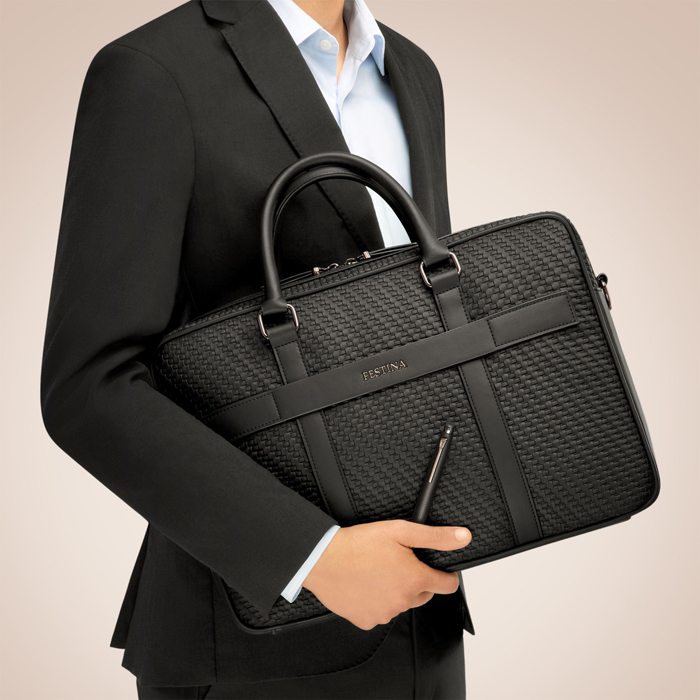 Сумка для документов Interlace Black, чёрный