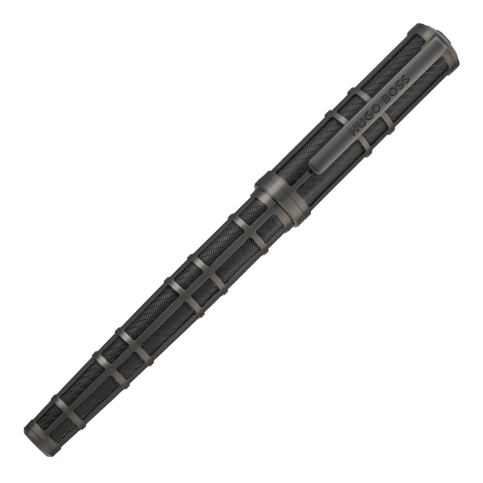 Перьевая авторучка Frame Grid Black & Gun
