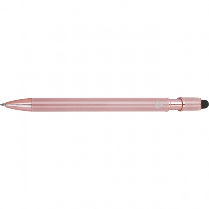 Ручка полугелевая BELO HORIZONTE из перераб. алюминия, розово-золотой