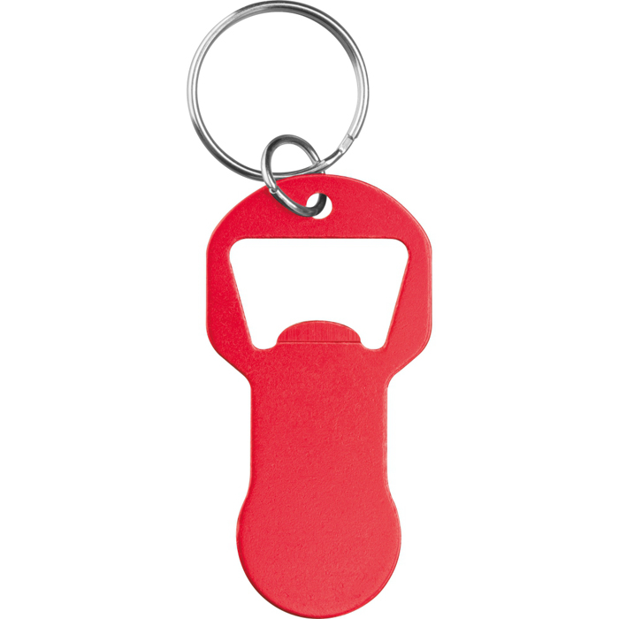 Брелок с открывалкой для бутылок OLIWIER, красный, Macma
