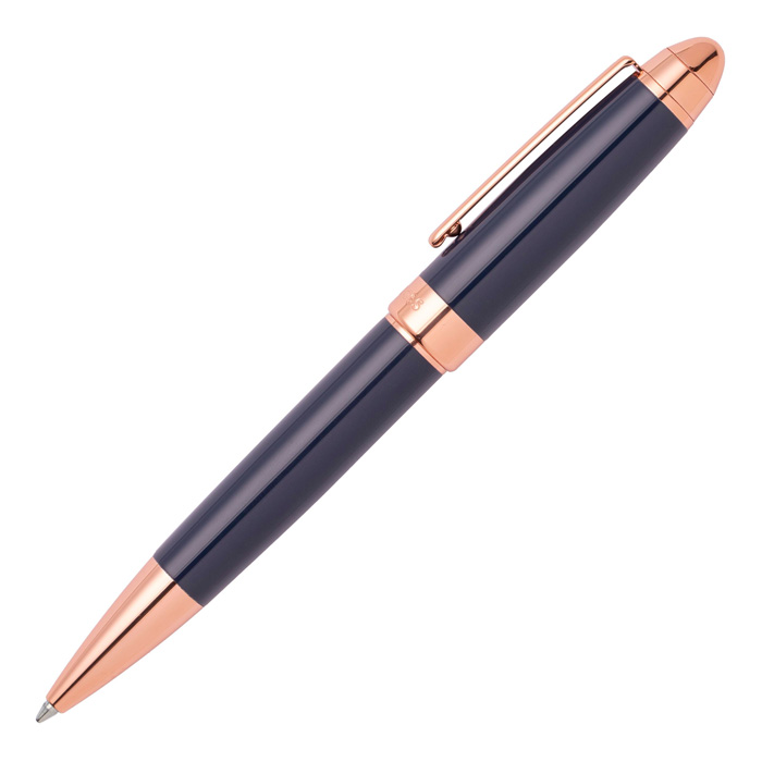 Ручка шариковая Icon Blue/Rose-gold, тёмно-синий