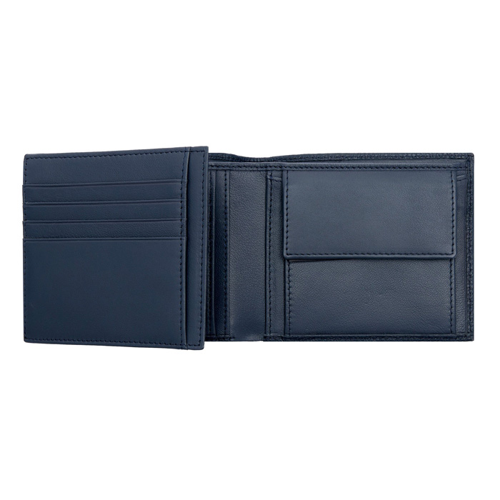 Кошелек Classic Grained Navy, тёмно-синий