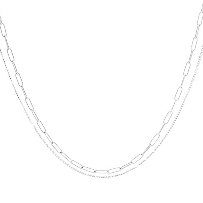 Ожерелье Olympe Silver, нержавеющая сталь