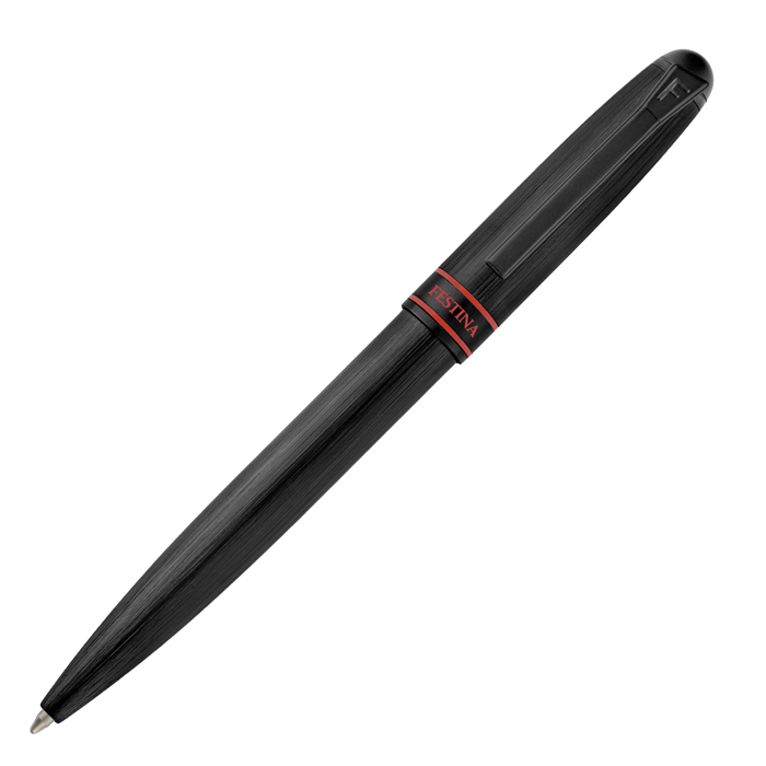 Шариковая ручка Classicals Brushed Black Edition Red, чёрный
