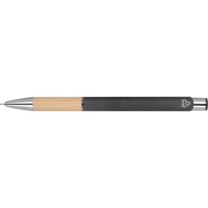 Ручка шариковая полугелевая металлическая NAPLES, тёмно-серый