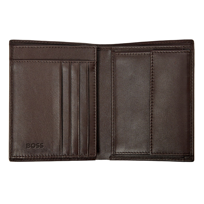 Кошелек Classic Smooth Brown, тёмно-коричневый