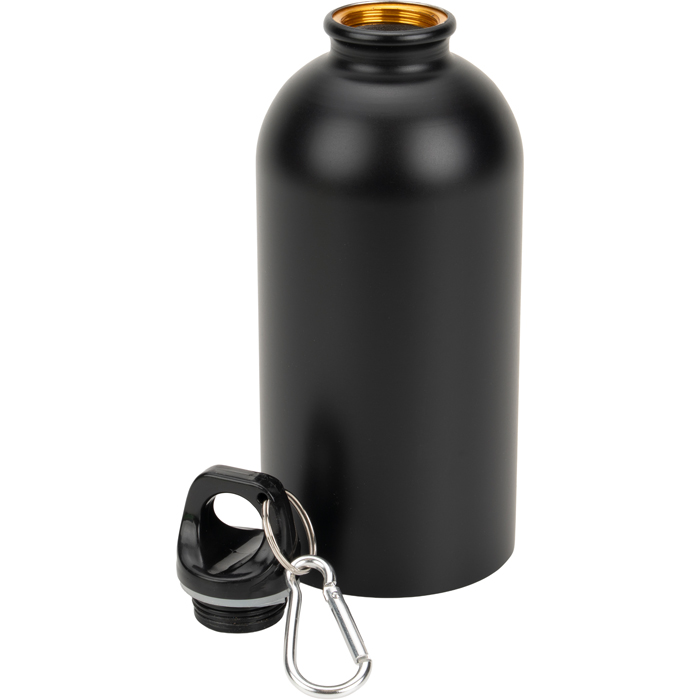 Бутылка для питья 500 мл New York из нержавеющей стали, чёрный
