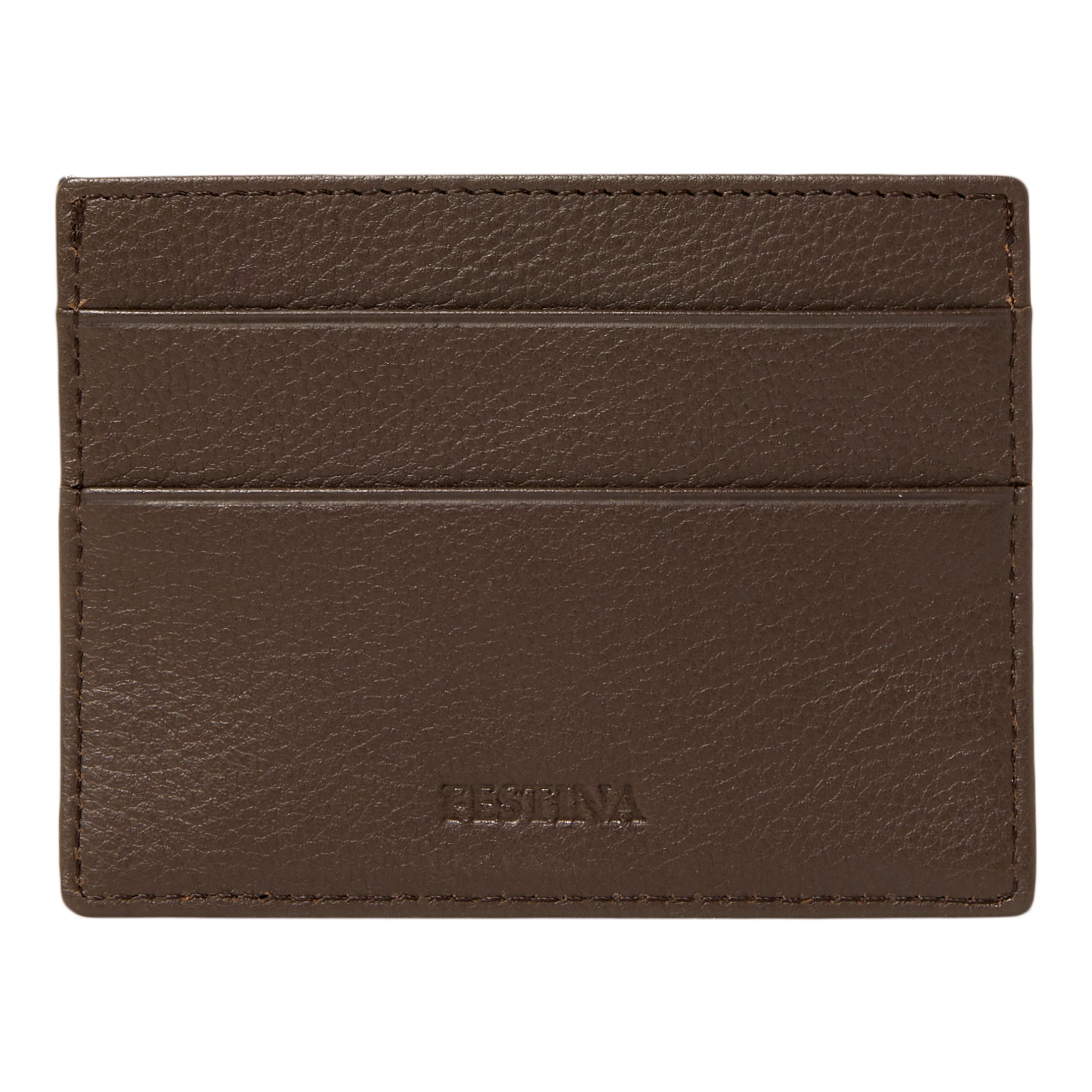 Футляр для кредитных карт Button Brown