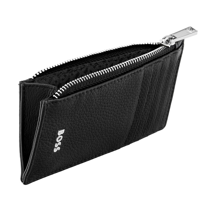Футляр для кредитных карт Classic Grained Black, чёрный