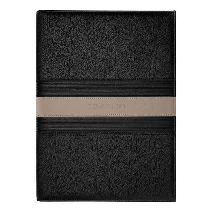Папка формата А4 Delano Taupe & Black