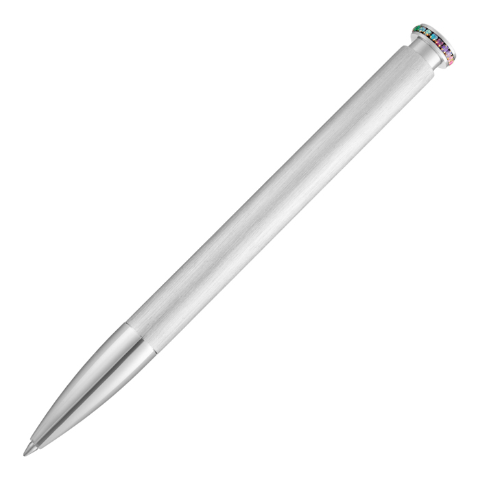 Шариковая авторучка Mademoiselle Rainbow Silver