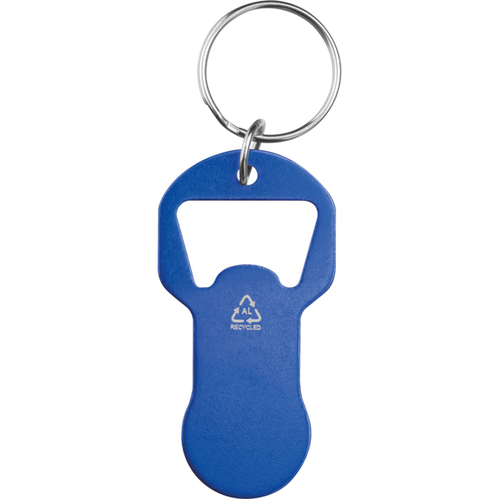 Брелок с открывалкой для бутылок OLIWIER, синий, Macma